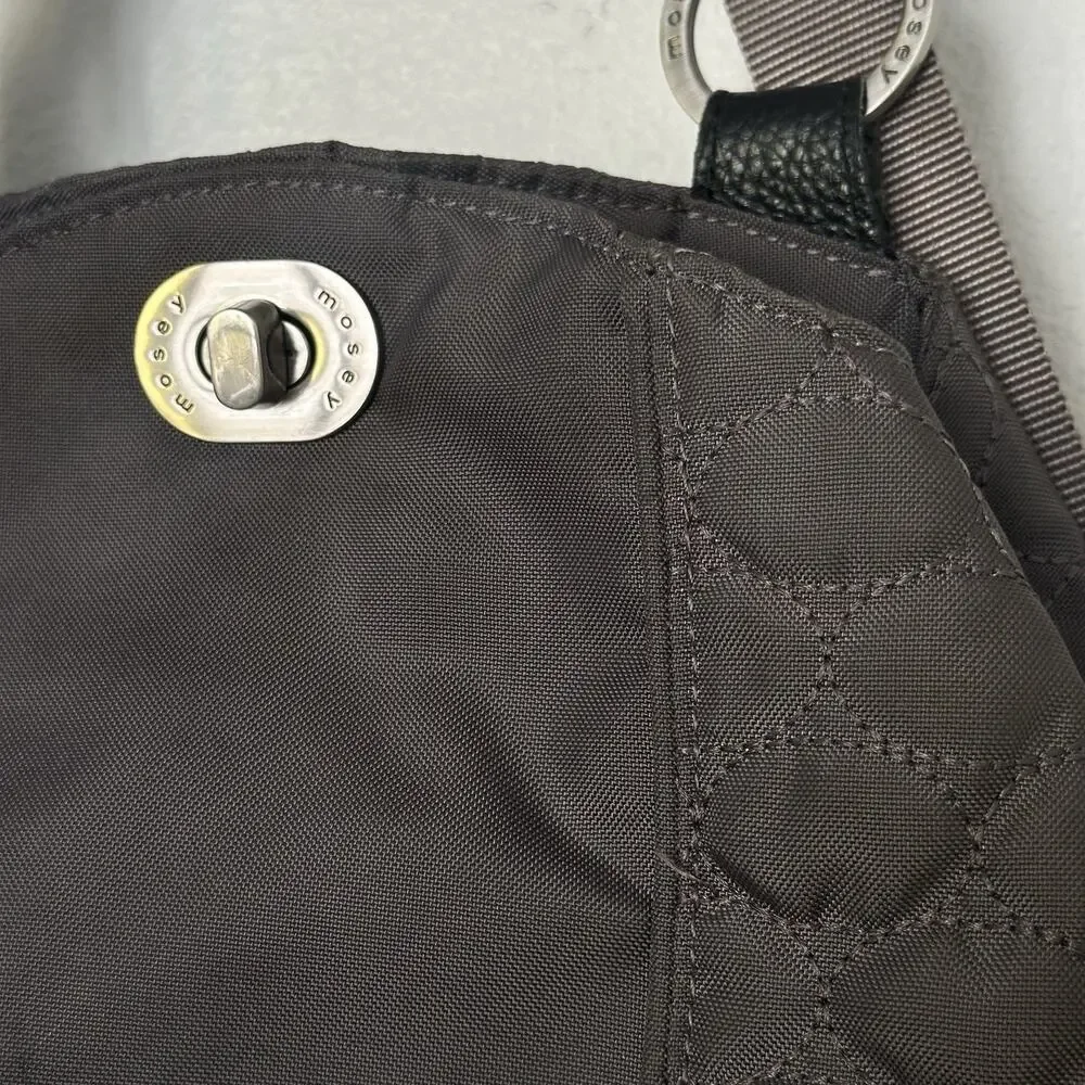 Mosey Life Baggallini Gray/Lavender Convertible Backpack Bag Travel Packable